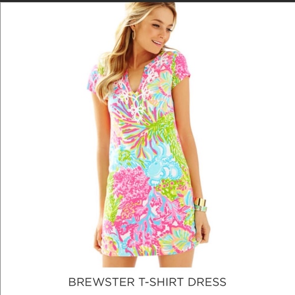 Lilly Pulitzer Brewsters T-Shirt Dress - Picture 1 of 7